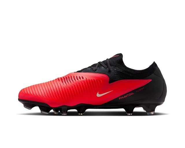 NIKE PHANTOM 6 LOW PRO FG Erkek Çim Zemin Kramponu HJ4122-600 Kırmızı