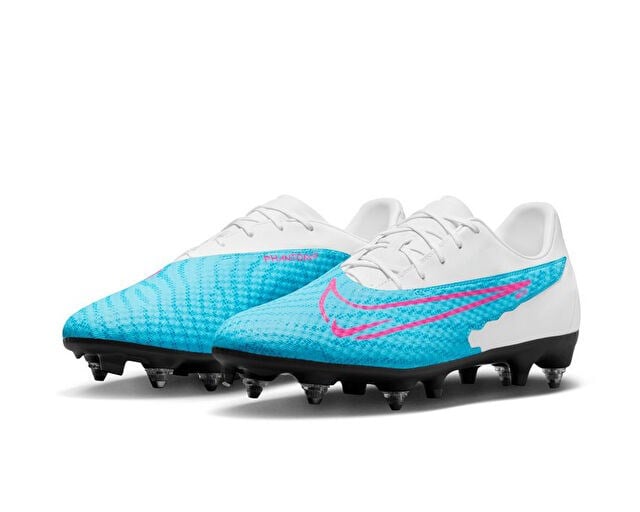 NIKE PHANTOM GX ACADEMY SG PRO AC Unisex Islak / Yumuşak Çim Zemin Kramponu DD9471-446 Mavi