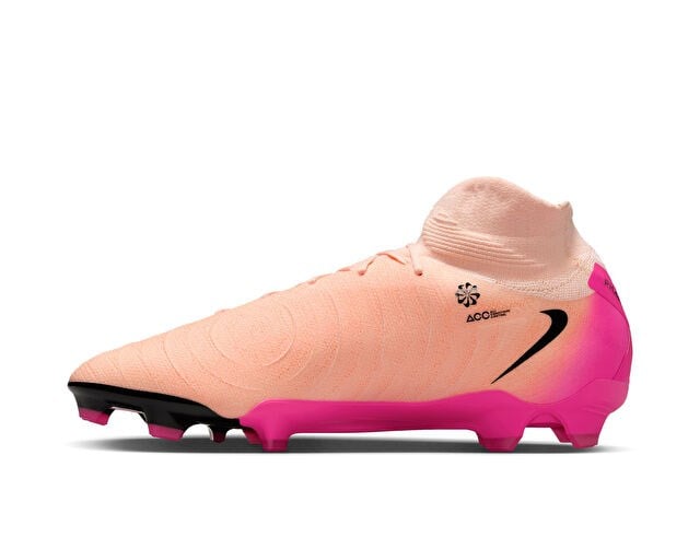 NIKE PHANTOM LUNA II PRO FG Erkek Çim Zemin Kramponu FJ2575-800 Pembe
