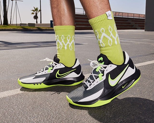 NIKE PRECISION VI Unisex Basketbol Ayakkabısı DD9535-009 Siyah