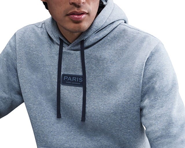 NIKE PSG M NSW CLUB HDY PO BB Erkek Futbol Sweatshirts HM2884-493 Mavi