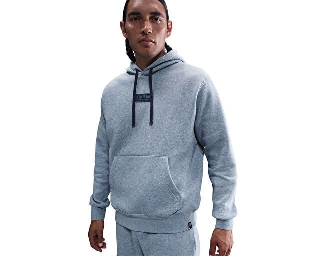 NIKE PSG M NSW CLUB HDY PO BB Erkek Futbol Sweatshirts HM2884-493 Mavi