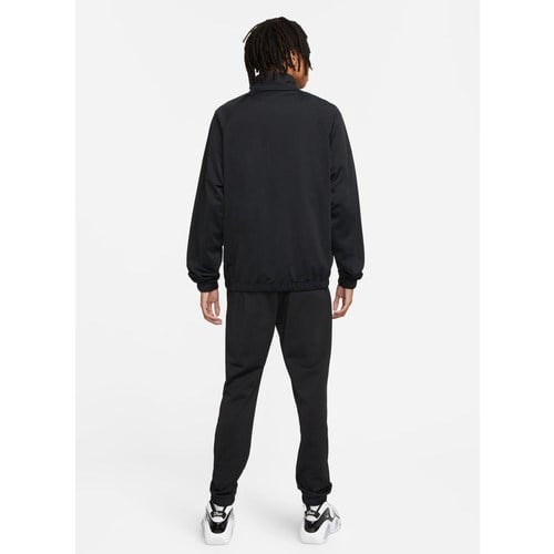 Nike Siyah - Gri - Gümüş Erkek Dik Yaka Regular Fit Eşofman Takımı FB7351-010 M Nk Club Pk Trk Suıt