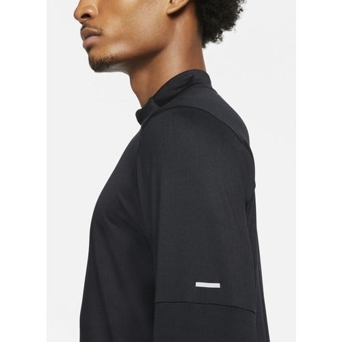 Nike Siyah - Gri - Gümüş Erkek Dik Yaka Sweatshirt DD4756-010 M Nk Df Elmnt Top Hz