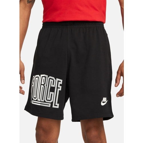 Nike Siyah - Gri - Gümüş Erkek Regular Fit Şort FB6957-010 M Nk Df Strtfv 8ın Shrt