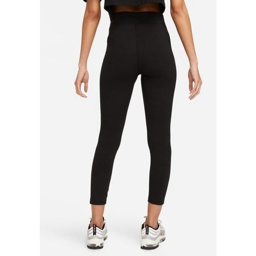 Nike Siyah - Gri - Gümüş Kadın Dar Paça Slim Fit Tayt DV7789-010 W Nsw Nk Clsc Hr 7/8 Tıg