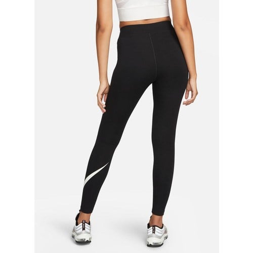 Nike Siyah - Gri - Gümüş Kadın Dar Paça Slim Fit Tayt DV7795-010 W Nsw Nk Clsc Gx Hr Tght