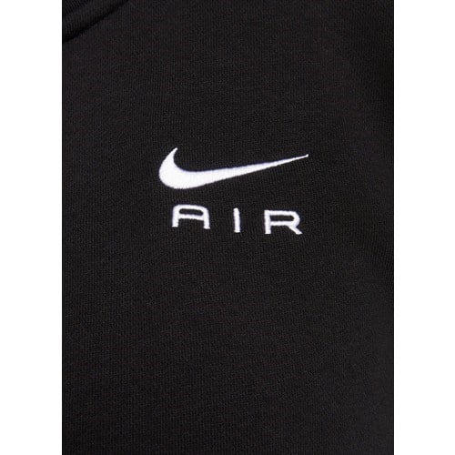 Nike Siyah - Gri - Gümüş Kadın Yuvarlak Yaka Regular Fit Uzun Kollu T-Shirt FB8067-010 W Nsw Aır Flc Top