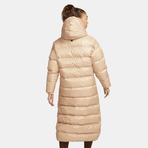 Nike Sportswear Club Kadın Bej Parka Kaz Tüyü Dolgu