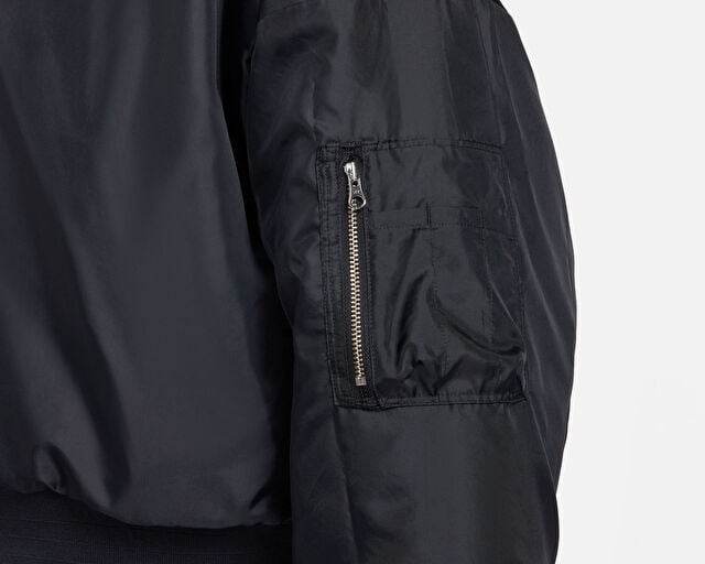 NIKE SPORTSWEAR Kadın Günlük Çift Taraflı Bomber Ceket FB8692-010 Siyah