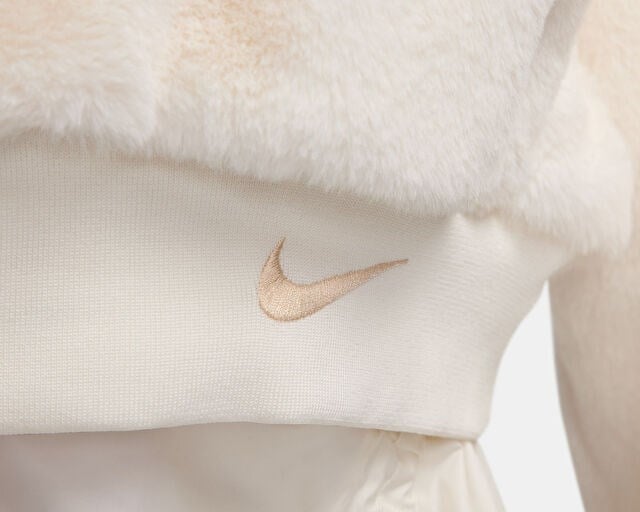 NIKE SPORTSWEAR Kadın Günlük Çift Taraflı Bomber Ceket FB8692-133 Krem