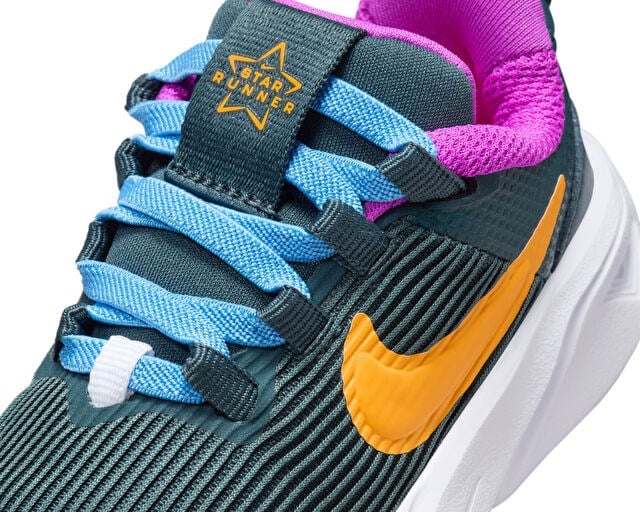 NIKE STAR RUNNER 4 NN (TD) Bebek Günlük Ayakkabı DX7616-300 Yeşil