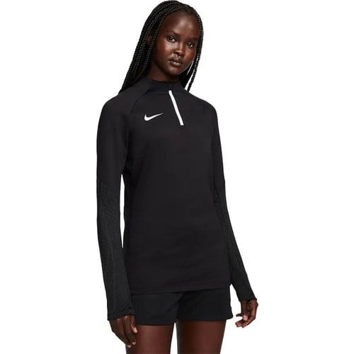 Nike Strike Dri Fit Half Zip Kadın Siyah Dik Yaka Sweatshirt