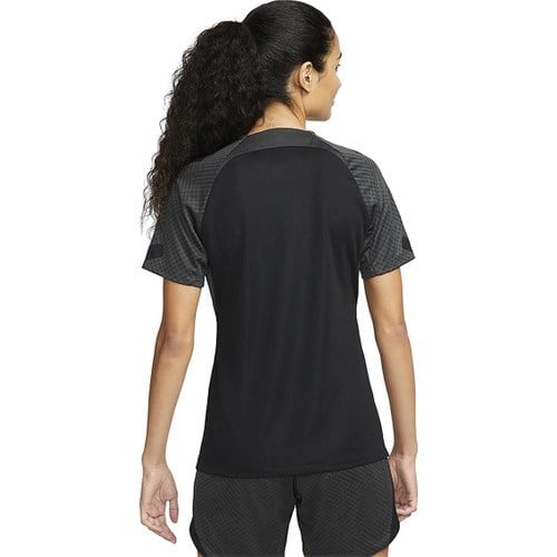 Nike Strike Dri Fit Kadın Siyah Yuvarlak Yaka Tişört