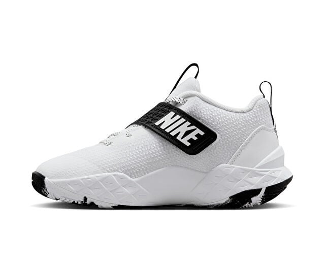 NIKE TEAM HUSTLE D 12 (GS) Genç Basketbol Ayakkabısı HF6279-101 Beyaz