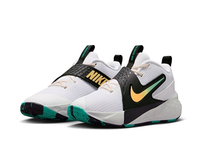 NIKE TEAM HUSTLE D 12 (GS) Genç Basketbol Ayakkabısı HF6279-105 Beyaz
