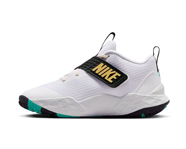 NIKE TEAM HUSTLE D 12 (GS) Genç Basketbol Ayakkabısı HF6279-105 Beyaz