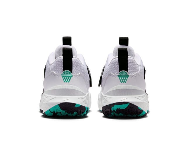 NIKE TEAM HUSTLE D 12 (GS) Genç Basketbol Ayakkabısı HF6279-105 Beyaz