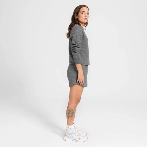 Nike Team Park 20 Crewneck Kadın Gri Yuvarlak Yaka Sweatshirt