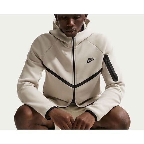 Nike Tech Fleece Erkek Bej Sweatshirt HV0949-236