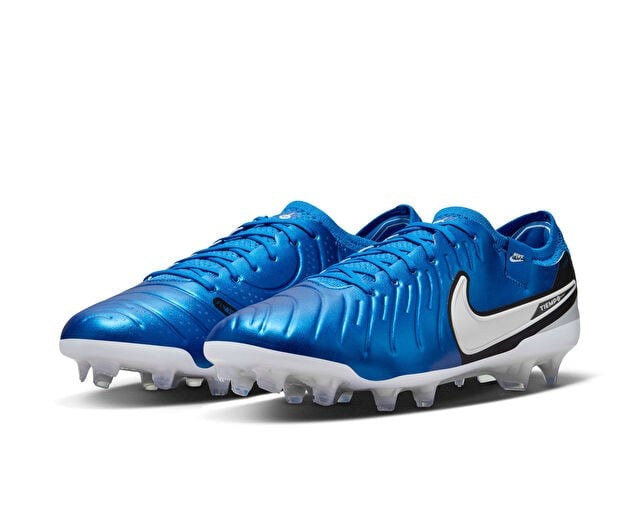 NIKE TIEMPO LEGEND 10 ELITE Erkek Çim Zemin Kramponu DV4328-400 Mavi