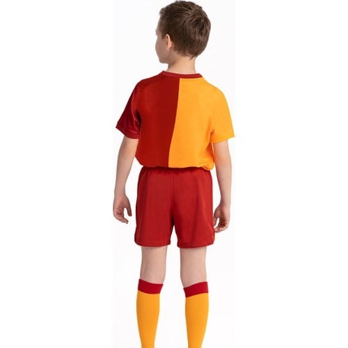 Nike Turuncu - Kırmızı Erkek Çocuk Bisiklet Yaka Kısa Kollu Forma FN0206-836 Gs Y Nk Df Ftbl Top Ss H