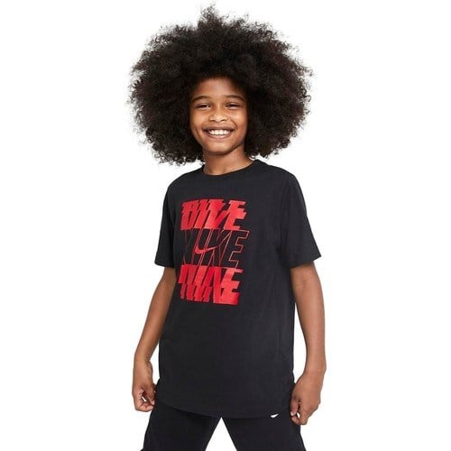 Nike U Nsw Tee Stack Çocuk Siyah T-Shirt - DC7794-010