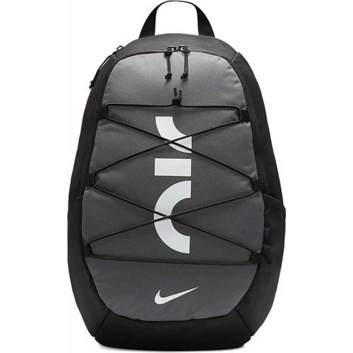 Nike Unisex Sırt Çantası DV6246-010 13X9X6 Gri Siyah Gümüş Kapasiteli Su Geçirmez Özellik