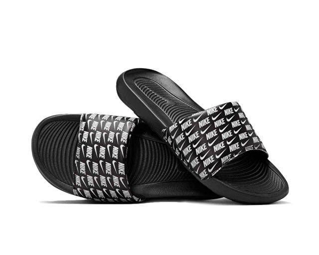 NIKE VICTORI ONE SLIDE PRINT Erkek Terlik CN9678-006 Siyah