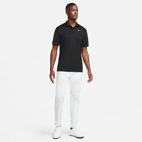Nike Victory Golf Dri Fit Erkek Siyah Klasik Yaka Polo Tişört