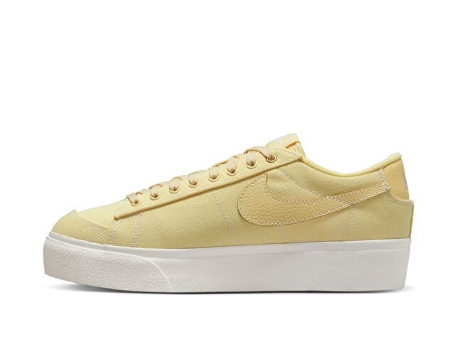 NIKE W BLAZER LOW PLATFORM CNVS Kadın Günlük Ayakkabı DV7475-200 Sarı