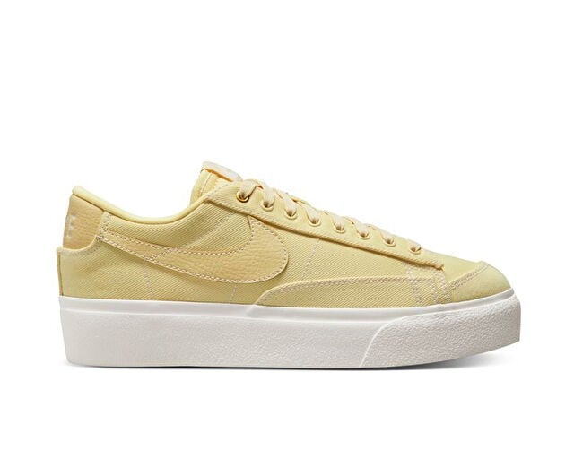 NIKE W BLAZER LOW PLATFORM CNVS Kadın Günlük Ayakkabı DV7475-200 Sarı