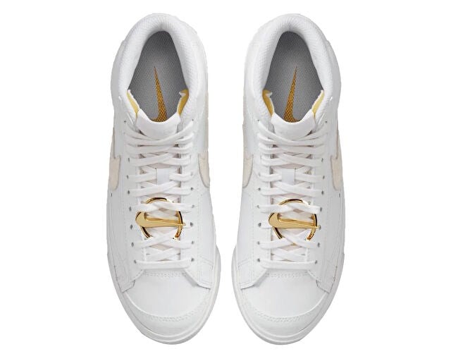 NIKE W BLAZER MID '77 Kadın Günlük Ayakkabı FB8475-100 Beyaz