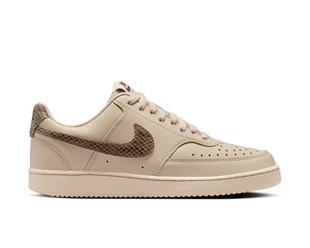 NIKE W COURT VISION LO PRM Kadın Günlük Ayakkabı IO0463-102 Krem