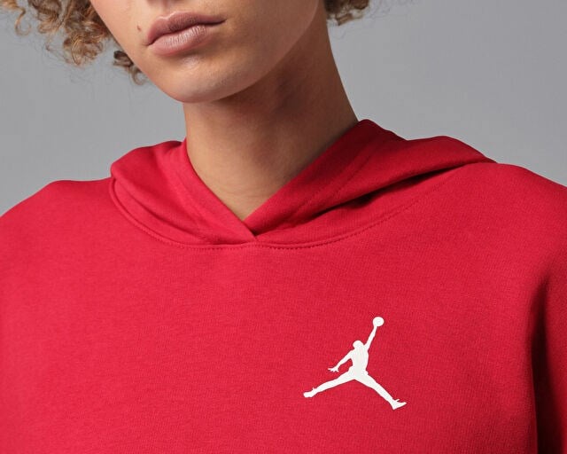 NIKE W JOORDAN JUMPMAN FLC PO 2 Kadın Günlük Sweatshirts IR0346-687 Kırmızı