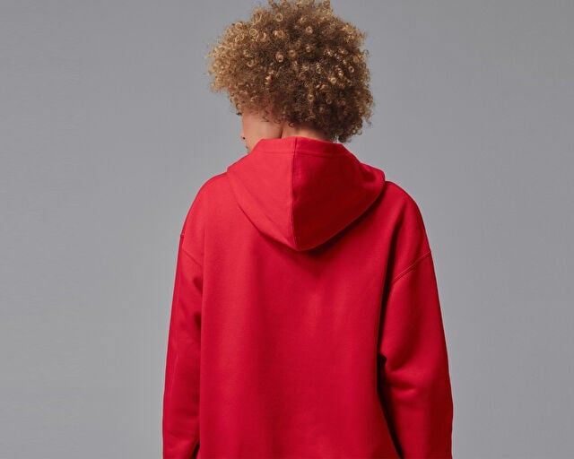 NIKE W JOORDAN JUMPMAN FLC PO 2 Kadın Günlük Sweatshirts IR0346-687 Kırmızı