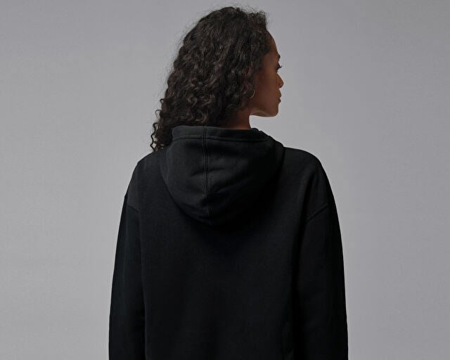 NIKE W JORDAN JUMPMAN FLC PO 2 Kadın Günlük Sweatshirts IR0346-010 Siyah