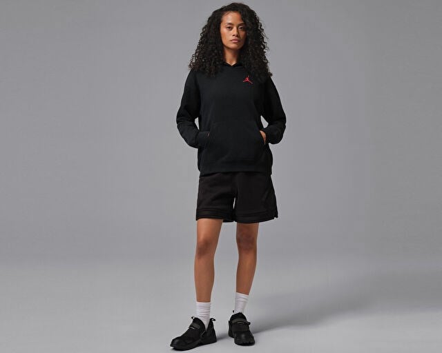 NIKE W JORDAN JUMPMAN FLC PO 2 Kadın Günlük Sweatshirts IR0346-010 Siyah
