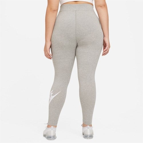 Nike W Nsw Essntl Gx Hr Lggng Ftra Kadın Gri Tayt - CZ8528-063