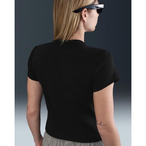 Nike W Nsw Rıb Tght Ss Tee Siyah Tshirt