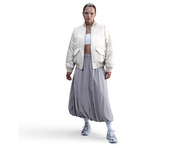 NIKE W NSW RVRSBL BOMBER JKT Kadın Günlük Ceket (Çift Taraflı) HV2812-072 Siyah