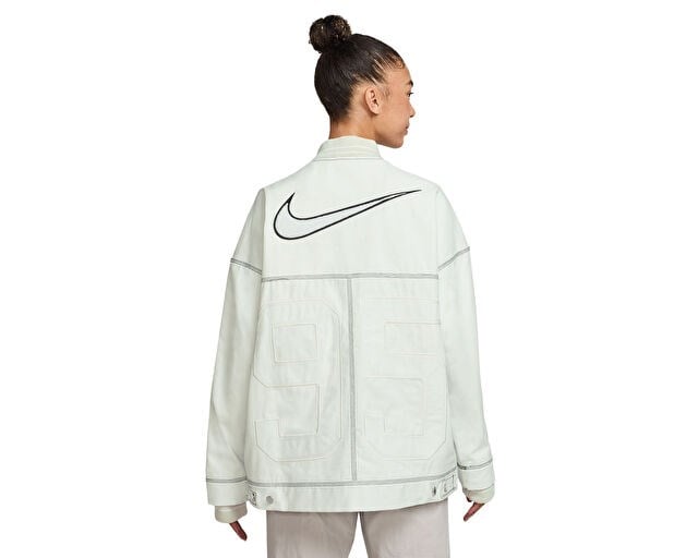 NIKE W NSW STREET GX CARGO JKT Kadın Günlük Ceket IB2037-121 Beyaz
