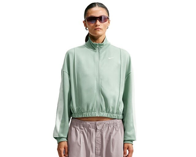 NIKE W NSW TRACK JACKET Kadın Günlük Ceket IM7444-007 Yeşil