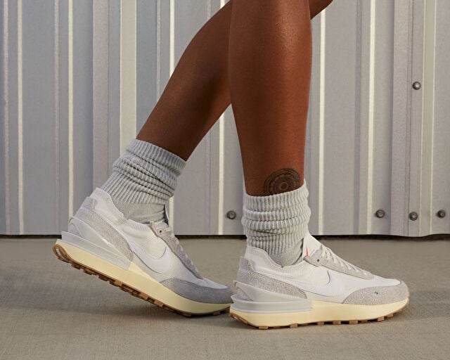NIKE W WAFFLE ONE VNTG Kadın Günlük Ayakkabı DX2929-100 Krem