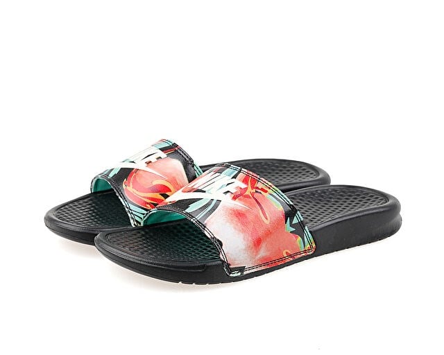 NIKE WMNS BENASSI JDI PRINT Kadın Terlik 618919-019 Çok Renkli