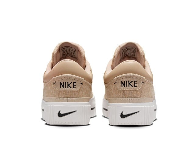 NIKE WMNS COURT LEGACY LIFT Kadın Günlük Ayakkabı FZ2606-200 Krem