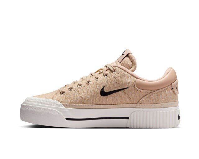 NIKE WMNS COURT LEGACY LIFT Kadın Günlük Ayakkabı FZ2606-200 Krem