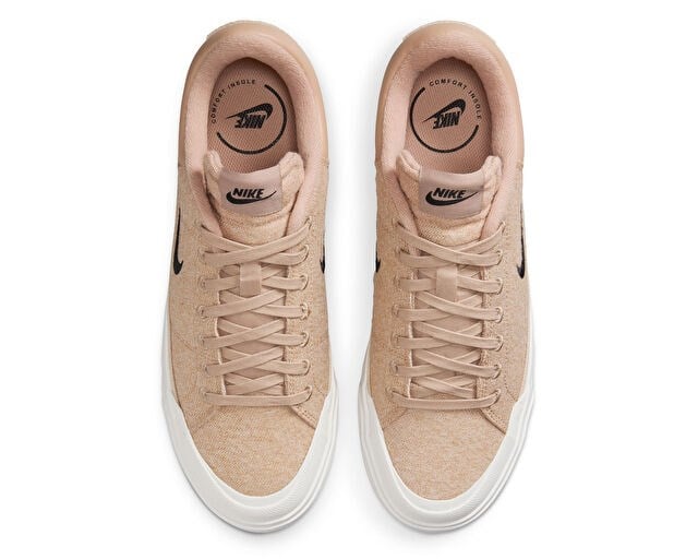 NIKE WMNS COURT LEGACY LIFT Kadın Günlük Ayakkabı FZ2606-200 Krem