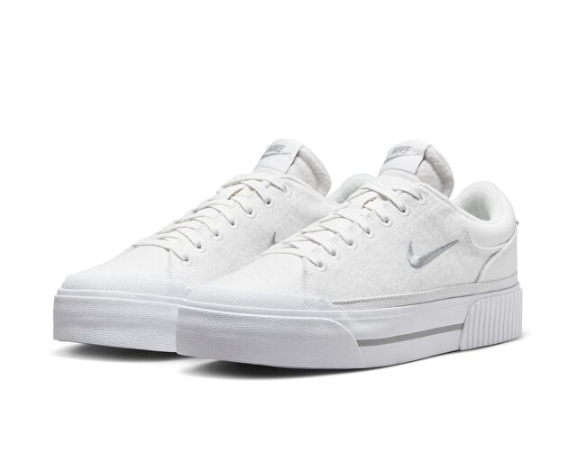 NIKE WMNS COURT LEGACY LIFT Kadın Günlük Ayakkabı FZ2606-100 Beyaz