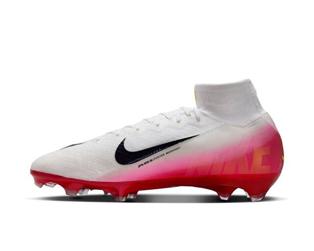 NIKE ZM MERCURIAL SUPERFLY 10 ELITE FG LV8 Erkek Çim Zemin Kramponu HJ7321-600 Kırmızı
